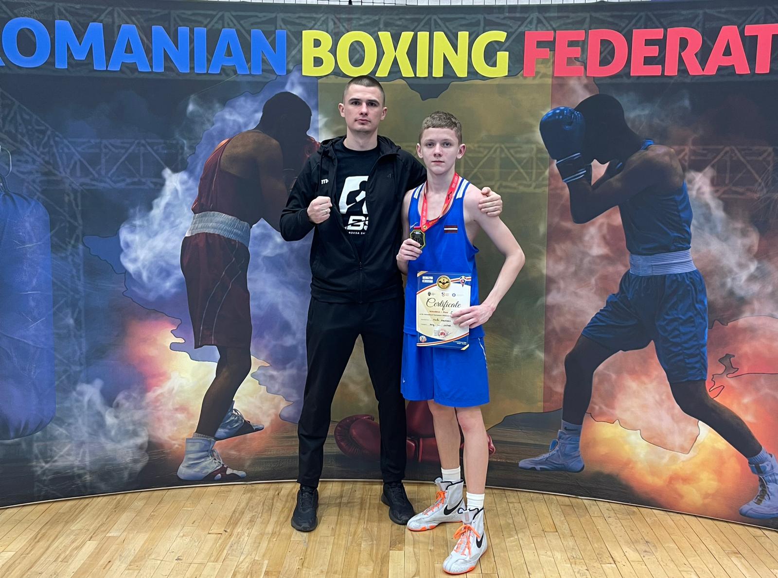 Latvijas bokseris Kirils Volosovs izcīna zeltu starptautiskajā turnīrā Dracula Open 2026