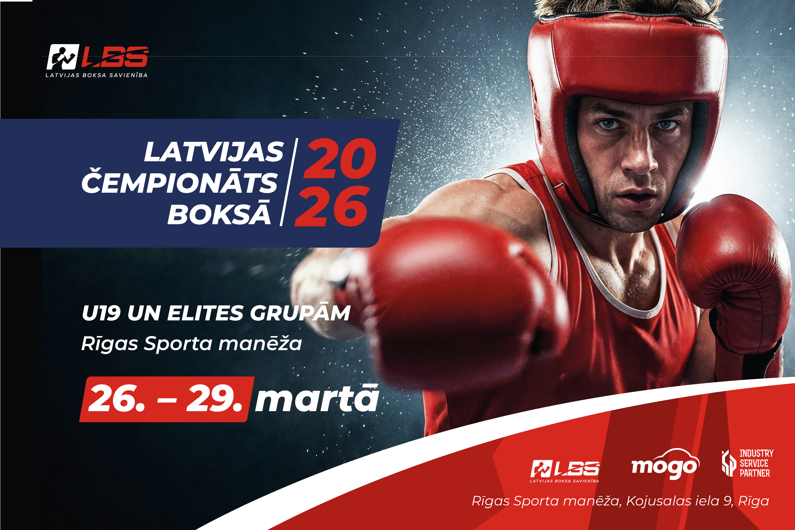 Latvijas čempionāts boksā 2026 pulcēs vairāk nekā 150 dalībnieku U19 un elites grupās